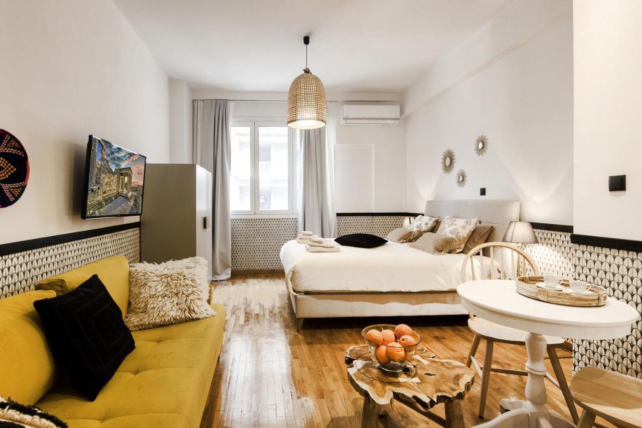 36m² Studio-Apartment, 1 eigene Athen Exterior foto